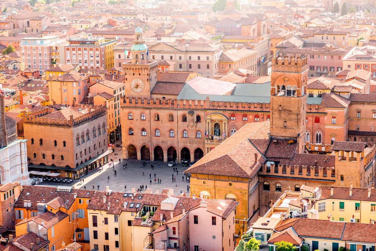 bologna aerial - Bologna, Emilia Romagna
